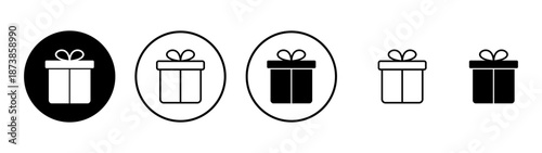 Gift icon vector. gift sign and symbol. birthday gift