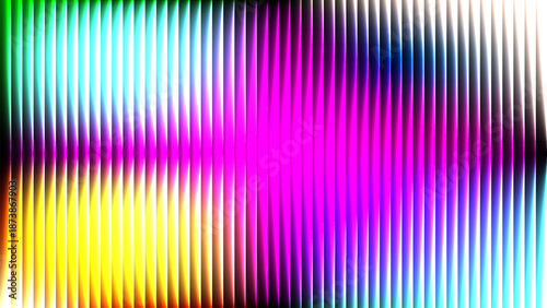 Vibrant vertical lines abstract background with neon pink and yellow gradients vector illustration.