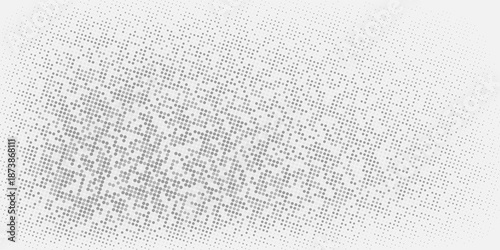 Clean monochrome halftone texture with circular dots fading gently.