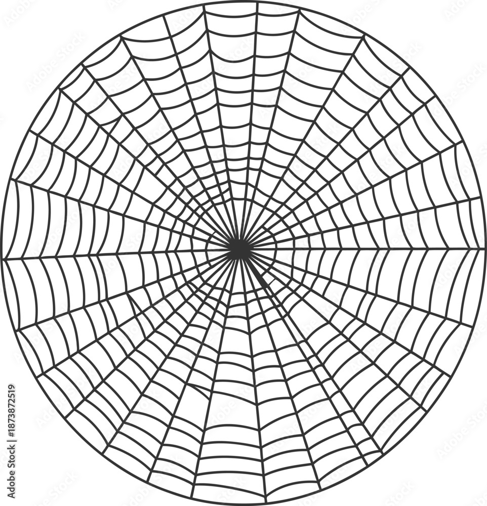 Obraz premium set of web corner and round on a white background. vector hand drawing illustration