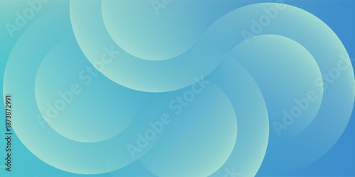 Modern abstract bright blue green gradient illustration background with simple pattern. Cool design.