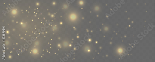 Floating veil of golden dust drifts softly, forming smooth abstract motion, layered depth, and subtle luminous highlights. vector