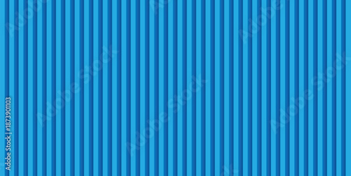 Abstract blue striped background pattern with contrasting shades of vertical lines