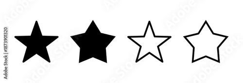 Star Icon vector illustration. rating sign and symbol. favourite star icon