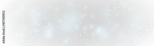 Blue sparkling dust shines with glitter, shimmer across glowing bokeh. Sparks, stardust particles, luminous highlights, flare create festive elegance Christmas and New Year. PNG vector illustration.