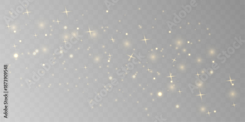 Ambient flow of golden dust particles drifts softly, adding layered abstract motion and warm luminous depth. vector