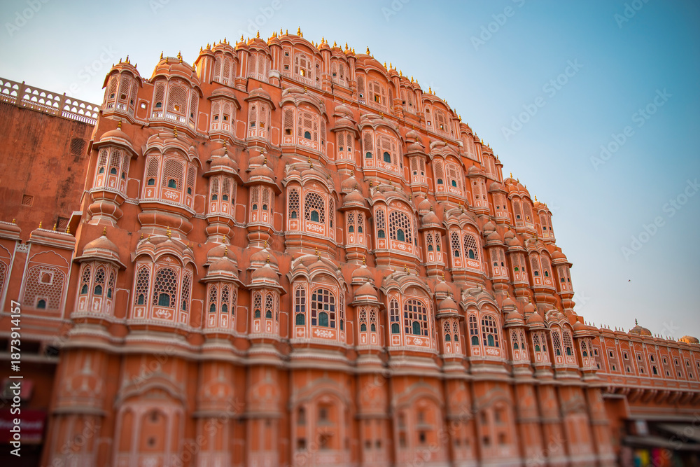 Obraz premium Hawa Mahal in Jaipur, the Pink City. Rajasthan