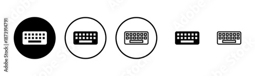 Keyboard icon logo design. keyboard sign and symbol
