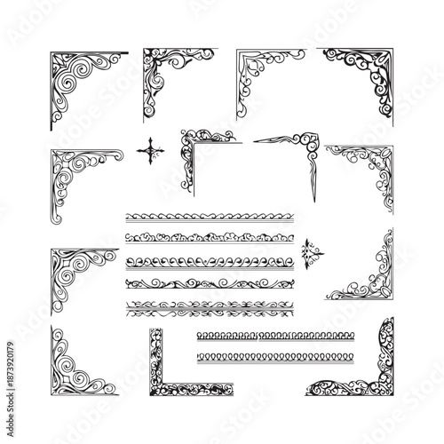 Vintage Grunge Square Frames with Rough Edges Vector Pack