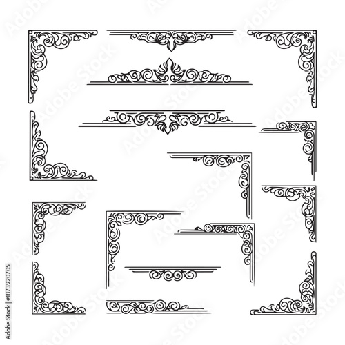 Vintage Grunge Square Frames with Rough Edges Vector Pack