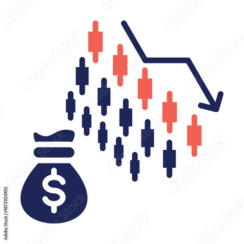 market downturn icon