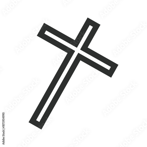 An illustration of a cross on a background, symbolizing faith, spirituality, and belief in God