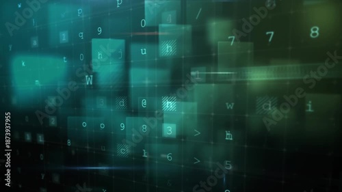 Wallpaper Mural Animation of text with globe and network of connections Torontodigital.ca