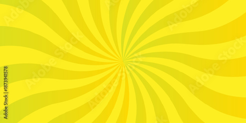 Vector sunray stripe background. Light sunburst glowing background. Sunburst pattern summer social banner. vector illustration pattern beam rays. Spiral radial striped backdrop design.