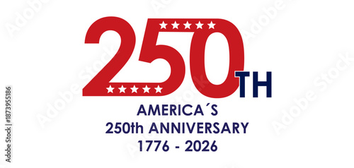 250th anniversary USA Background Logo