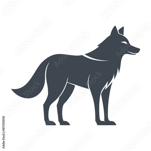 Detailed Cattle Silhouette Illustration Variation 40