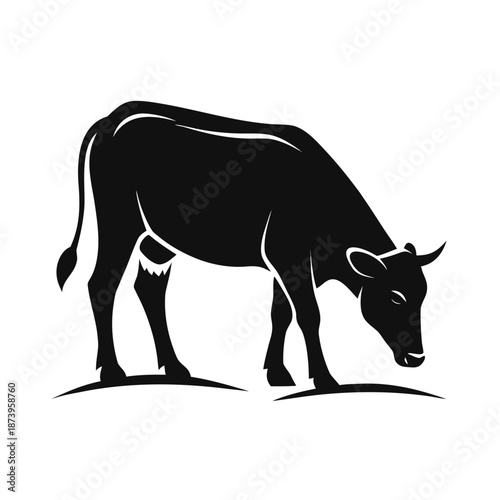 Ranch Bull Figure in Stable Grounded Pose