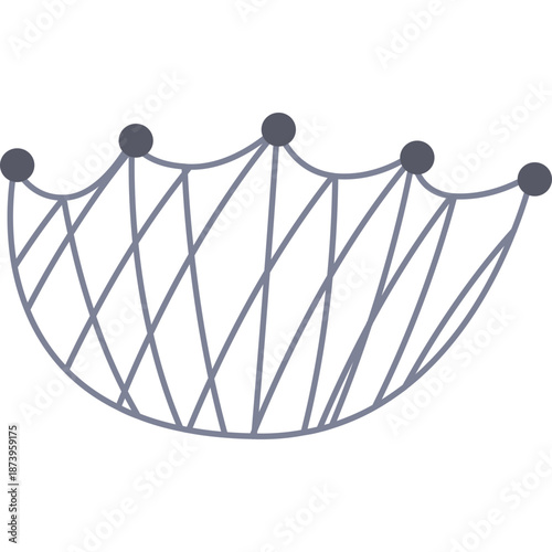 Simple Icon of a Net or Web
