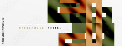 Abstract geometric shapes, muted colors. Modern design elements create visual interest, simple composition. Background texture present.