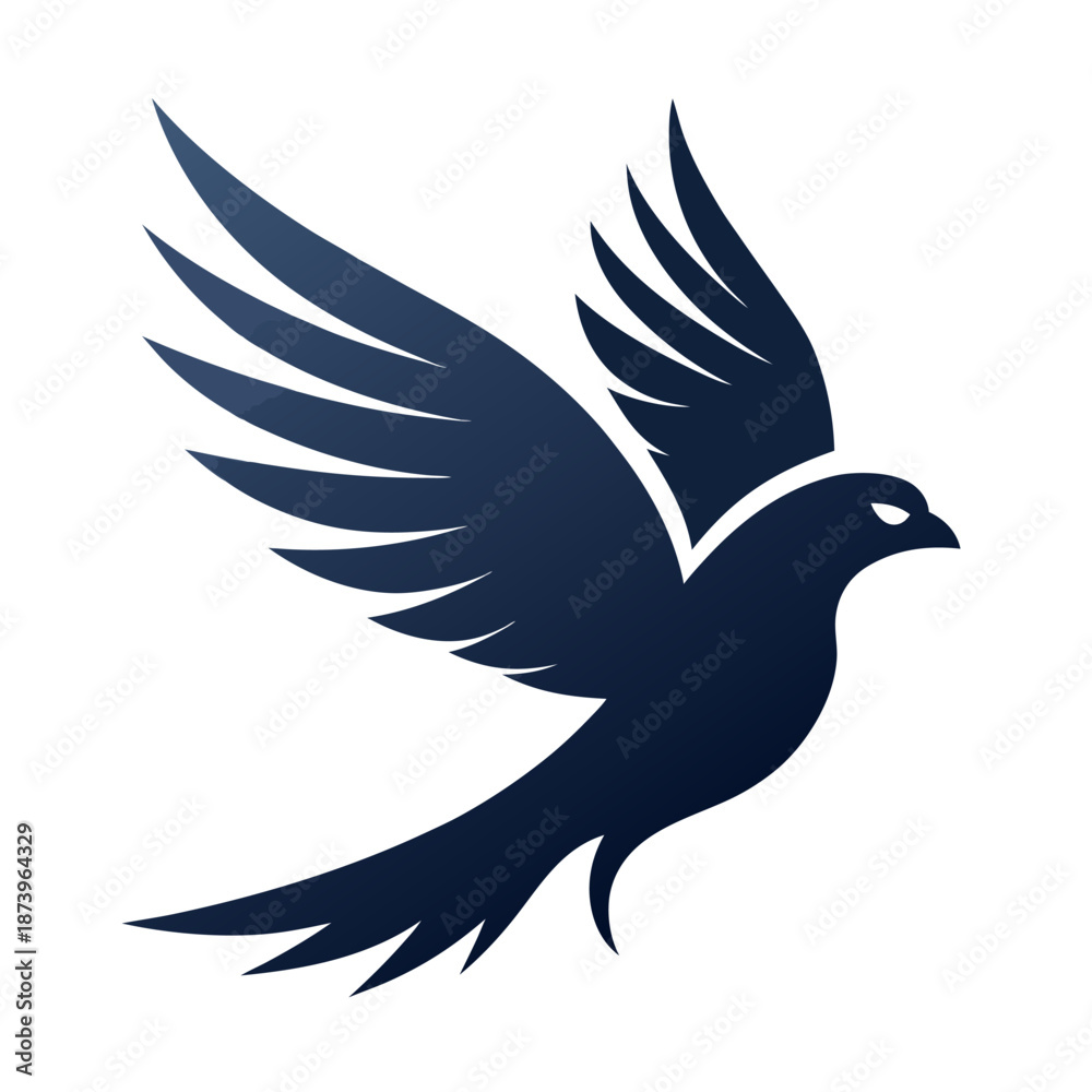 Obraz premium Distinct Avian Vector Artwork Variation 3