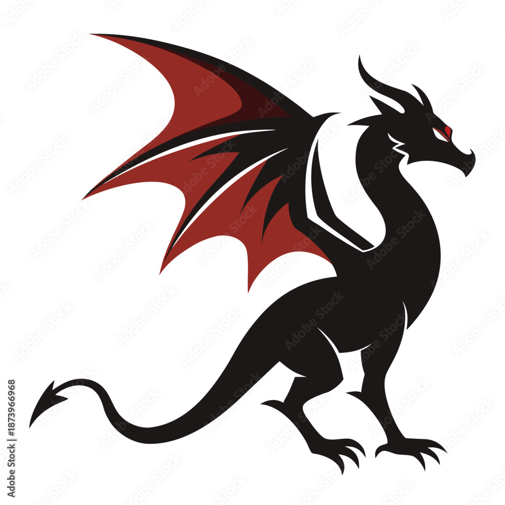 Fototapeta premium Minimal Shark Silhouette Vector Editable EPS Vector Illustration Set 47