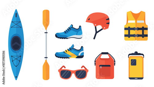 Kayaking essentials collection: gear for safe and stylish outdoor adventures