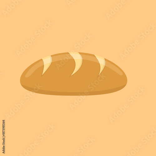 Illustration of baked bread