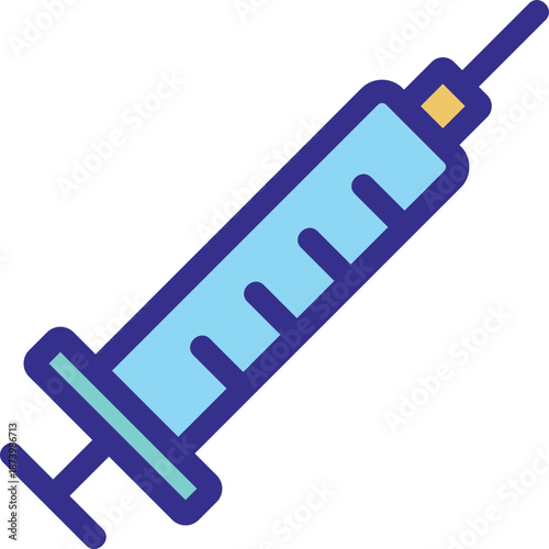 Stylized Syringe Icon