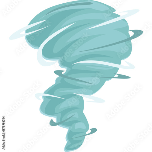 Stylized Tornado Illustration