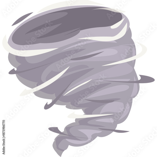 Stylized Tornado Illustration