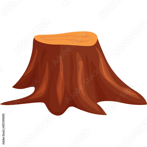 Tree Stump Illustration