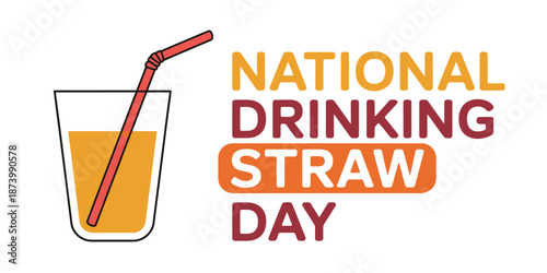 Celebrate National Drinking Straw Day with a fun drink