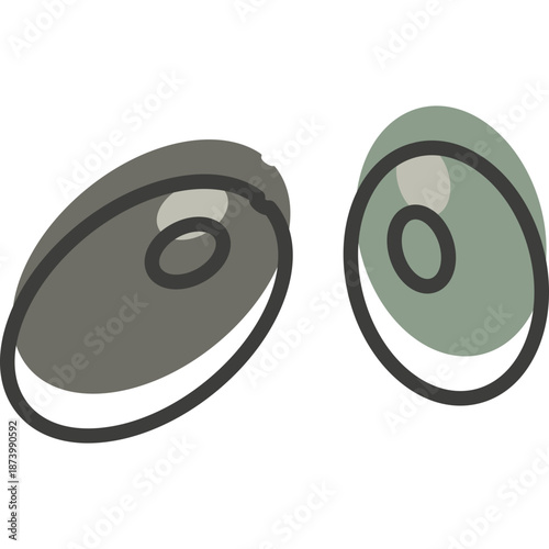 Two Stylized Olives