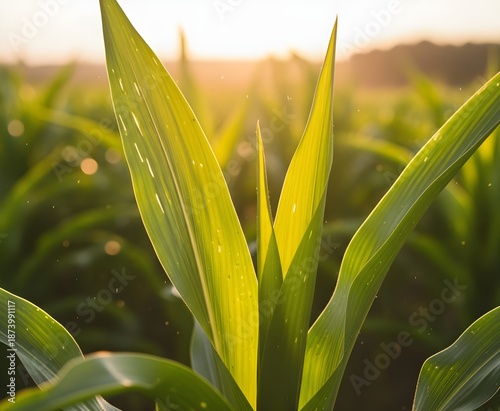 green grass and sun