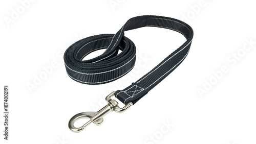 Tableau sur toile Dog leash made of durable material for walking pets isolated on transparent back