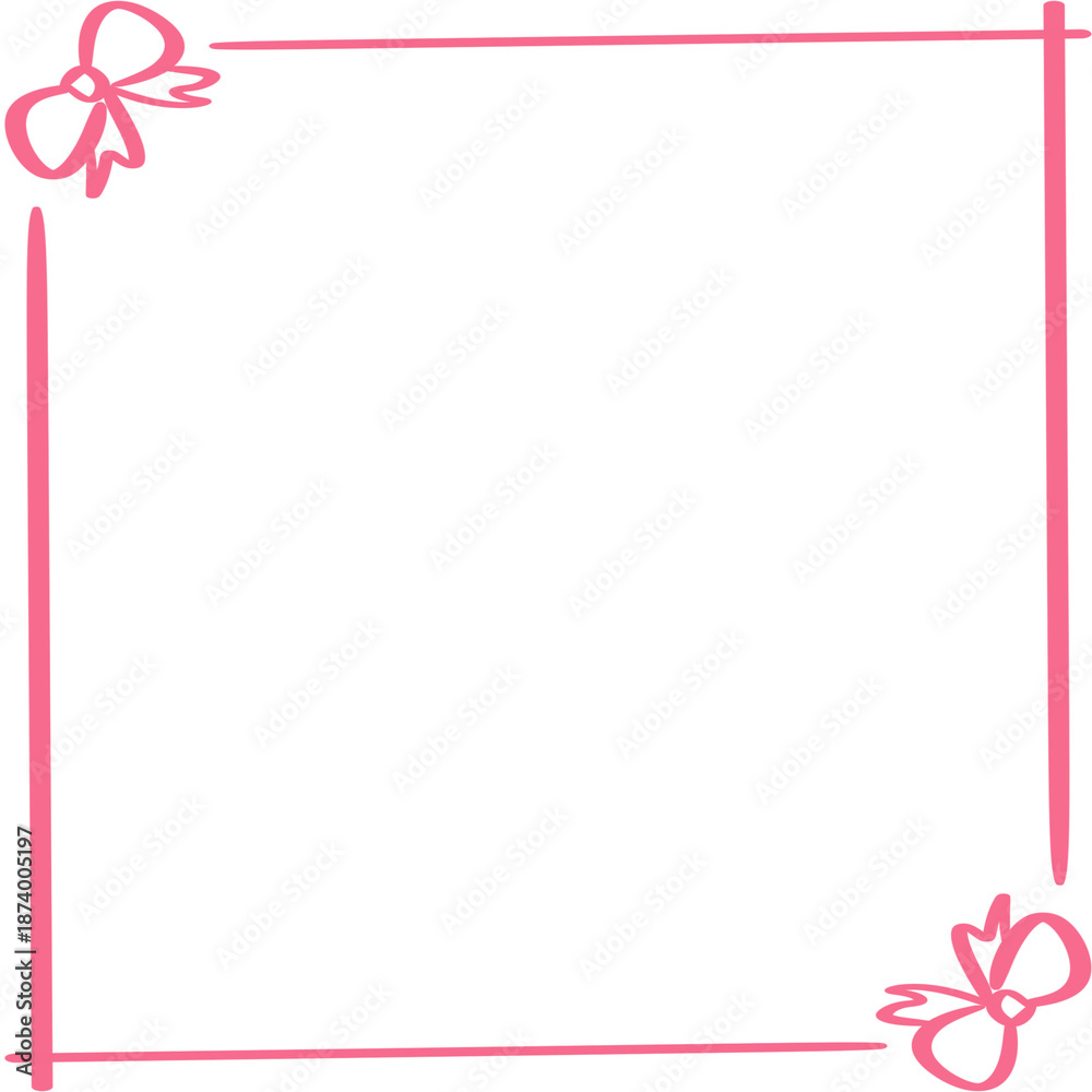 Obraz premium Ribbon 리본그림 