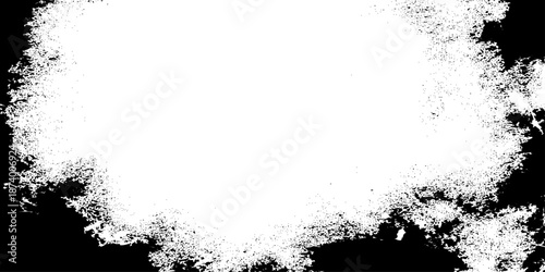 Grunge background black and white. Texture of chips, cracks, scratches, scuffs, dust, Black and white grunge frame. rough and dirty texture wall background, Rust and dirt overlay black and white text,