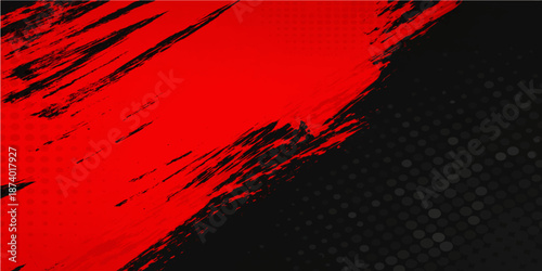 Grungy red abstract background with a dark textured pattern of vintage paint and old blood on a dirty wall design