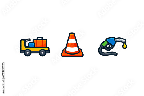 Transportation and Service Icons