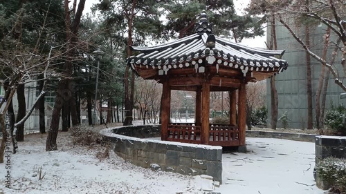 winter and korea