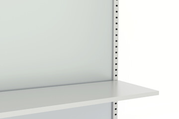 Wandcirkels Gondels Minimalistische metalen winkelschappen in 3D  © P24_Design