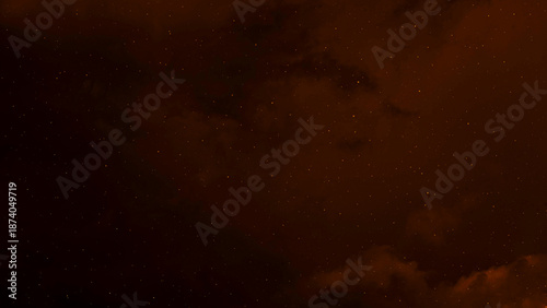 Stars in the night. Dark brown galaxy space background. Starry night sky. New Year, Christmas and Celebration backgrounds concepts.