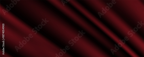 Abstract gradient podium background. Empty red 3D studio background. Clean scene for product presentation mockup template. eps 10