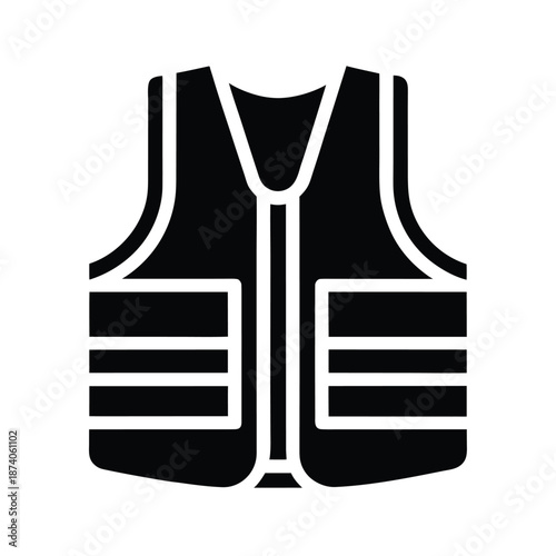 Safety Vest Vector Illustration