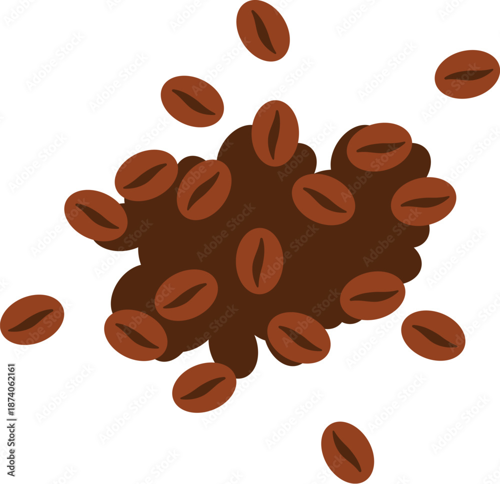 Obraz premium roasted coffee beans