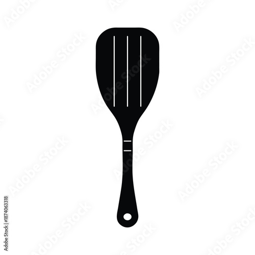 Wooden Paddle Vector Illustration