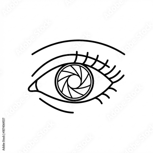 eye icon vector illustration