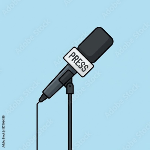 mobile phone on blue sky background