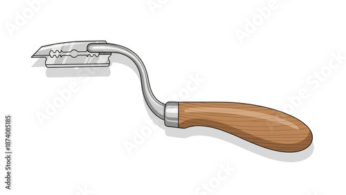 Scientific laboratory equipment with test tube on white background