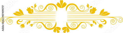 Elegant Floral Decorative Border Design